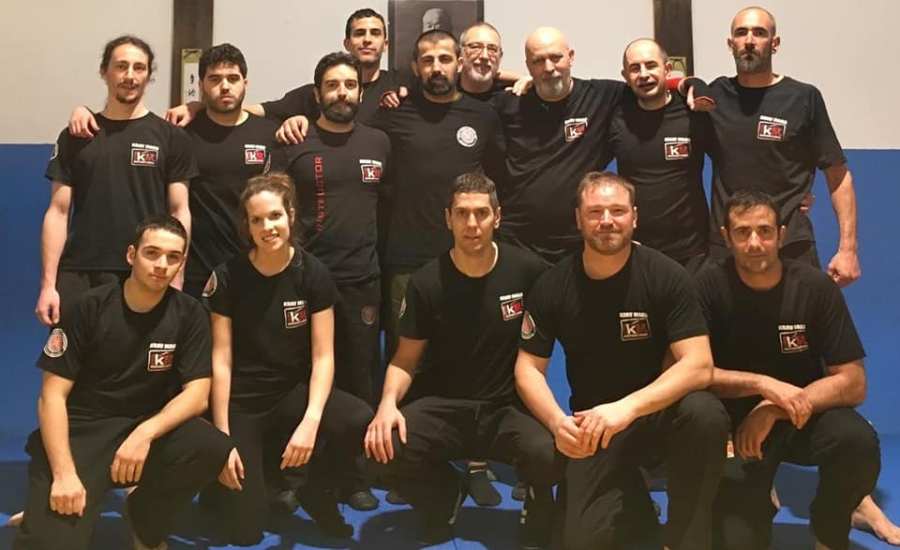 clase avanzada vitor martins con alumnos de krav maga cantabria