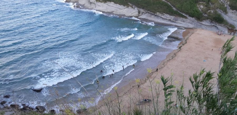 entrenamiento krav maga cantabria en la playa de mataleñas de santander