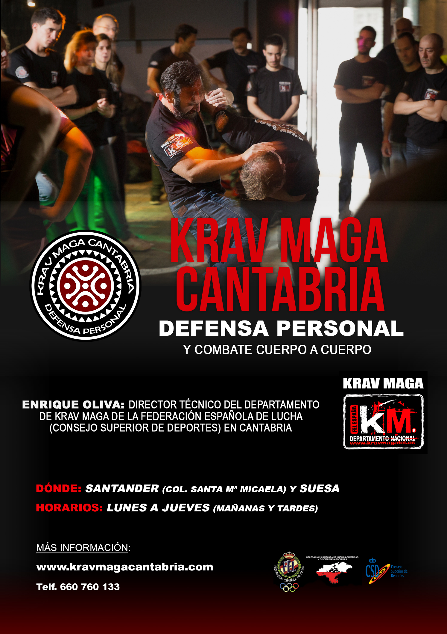 cartel krav maga cantabria 2020-2021