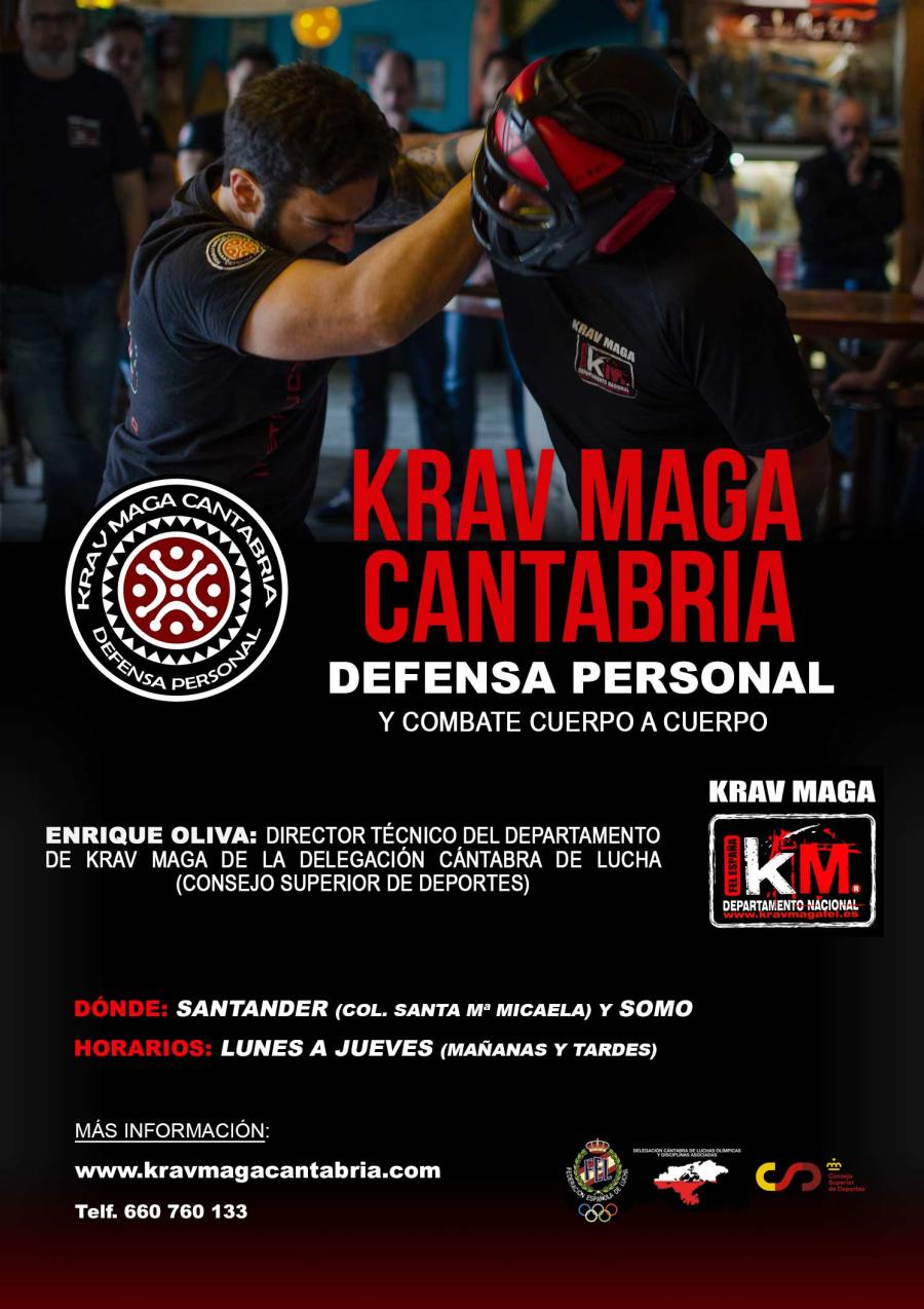 clases de krav maga - defensa pesonal en santander y somo. cantabria enrique oliva