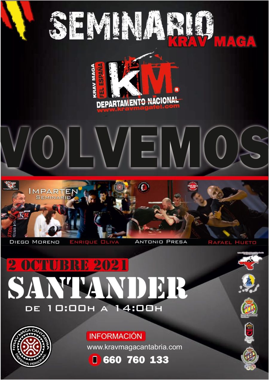 seminario de krav maga fel españa en santander cantabria organizado por enrique oliva