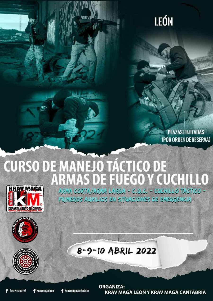 curso de manejo táctico de armas de fuego y cuchillo