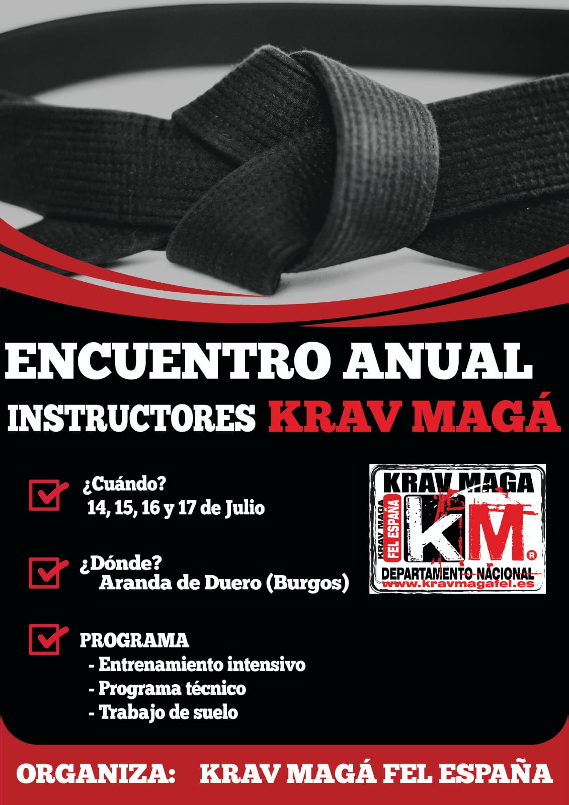 encuentro instructores krav maga fel españa en aranda de duero