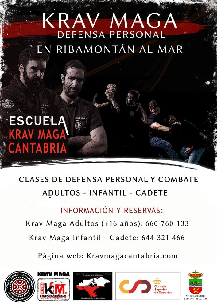 clases de krav maga defensa personal en ribamontan al mar. somo suesa enrique oliva