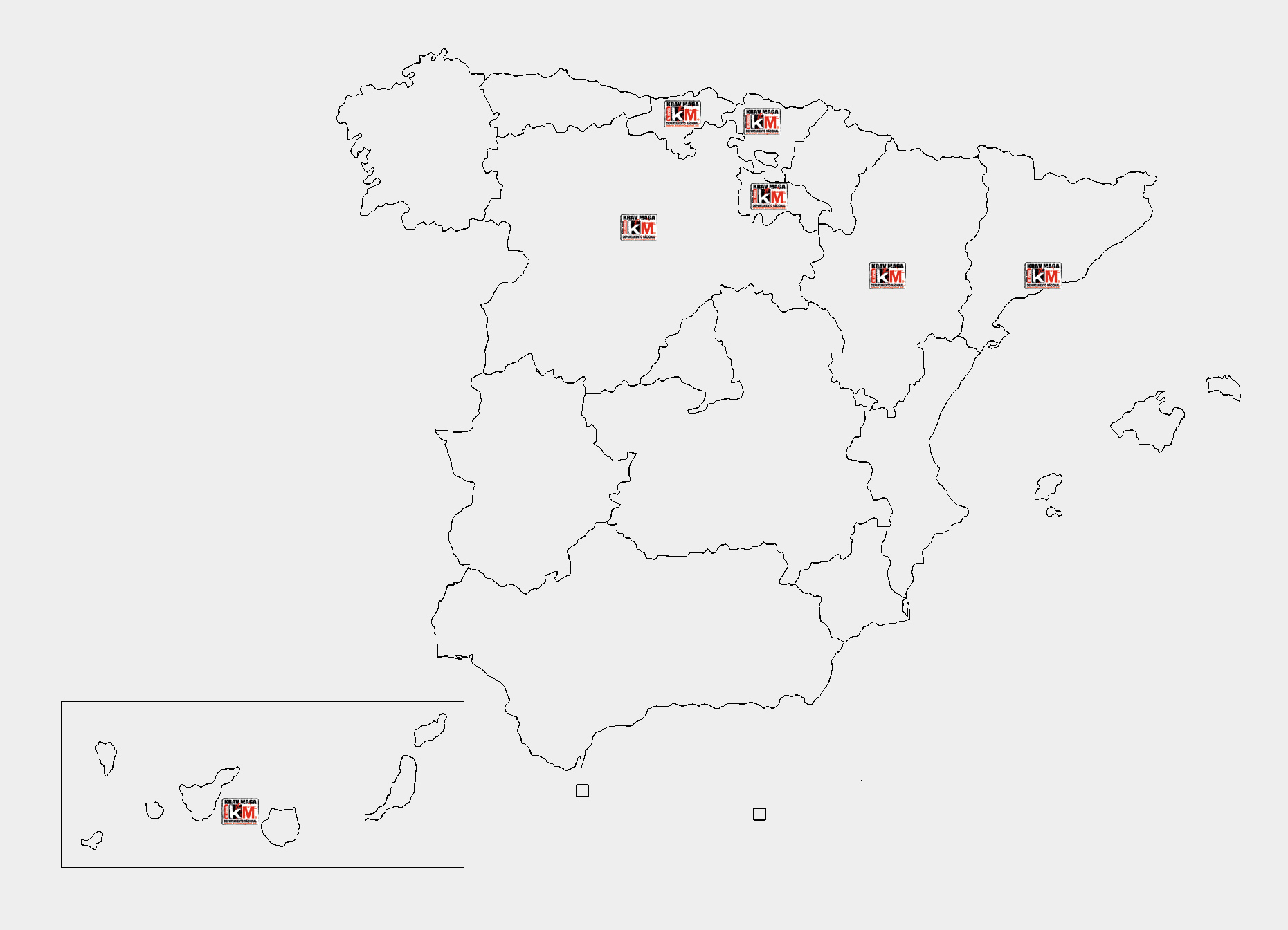comunidades autónomas en la que está krav maga fel españa