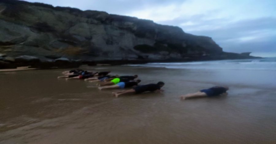 krav maga en la playa de mataleñas de santander verano 2022