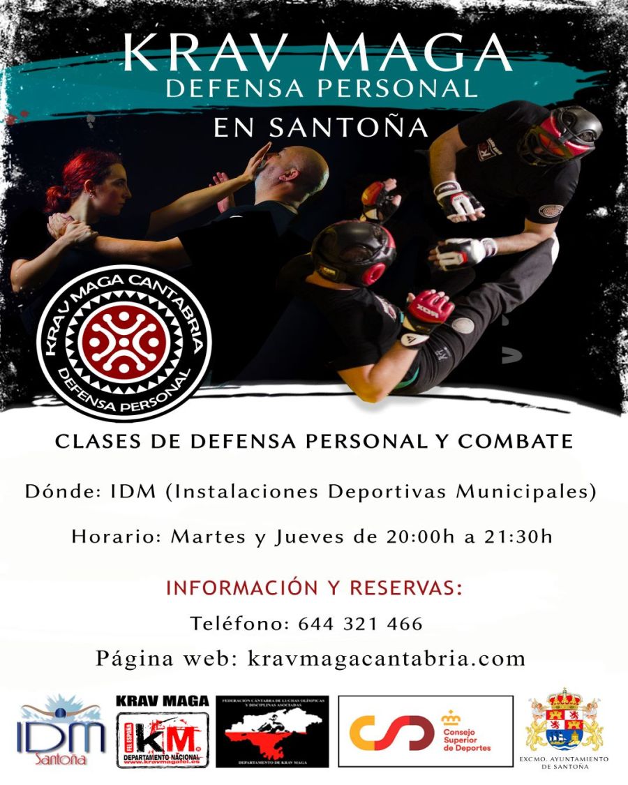 clases de krav maga defensa personal en santoña. escuela krav maga cantabria