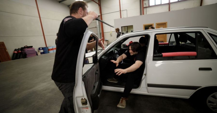 krav maga ataque coche