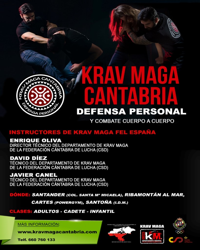 clases de krav maga defensa personal en cantabria: santander, ribamontán al mar, cartes y santoña