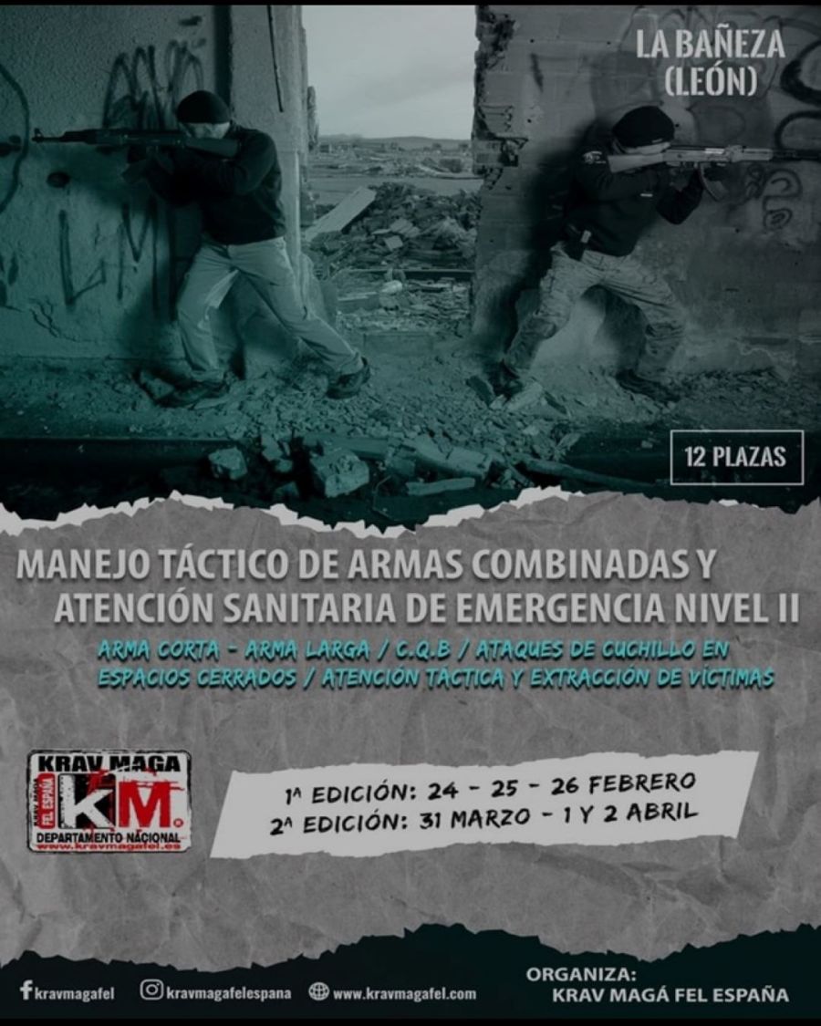 manejo táctico de armas combinadas y atención sanitaria de emergencia nivel 2