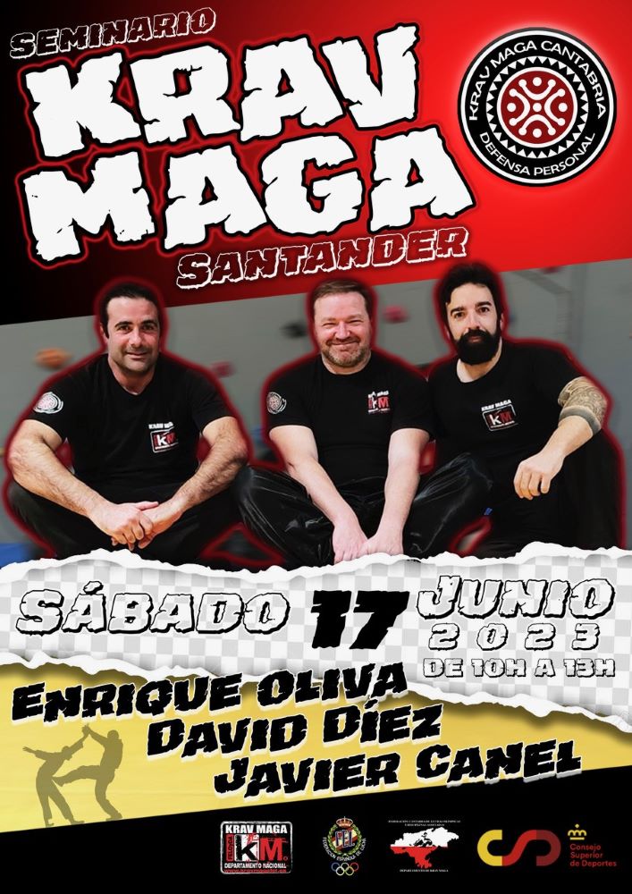 seminario escuela krav maga cantabria en santander junio 2023