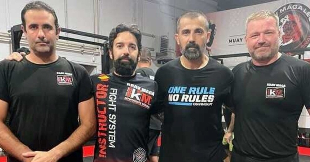 instructores de krav maga cantabria con el experto vitor martins