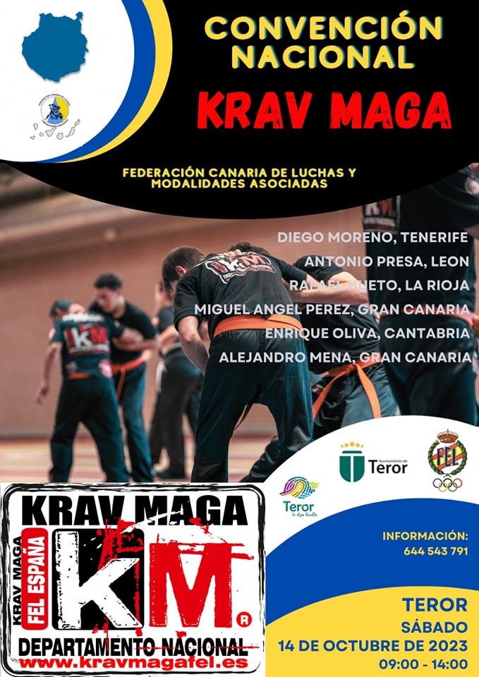 convención nacional anual krav maga fel españa en gran canaria octubre 2023