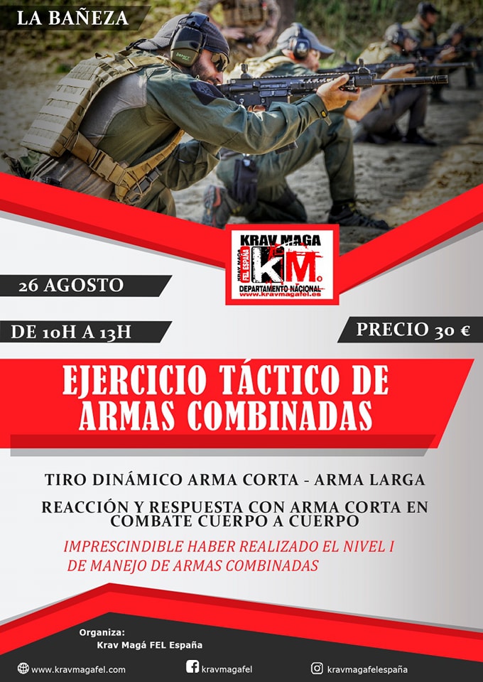 krav maga militar ejercicio táctico armas combinadas krav maga fel españa