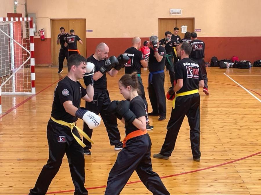 escuela krav maga cantabria seminario vitor martins en león