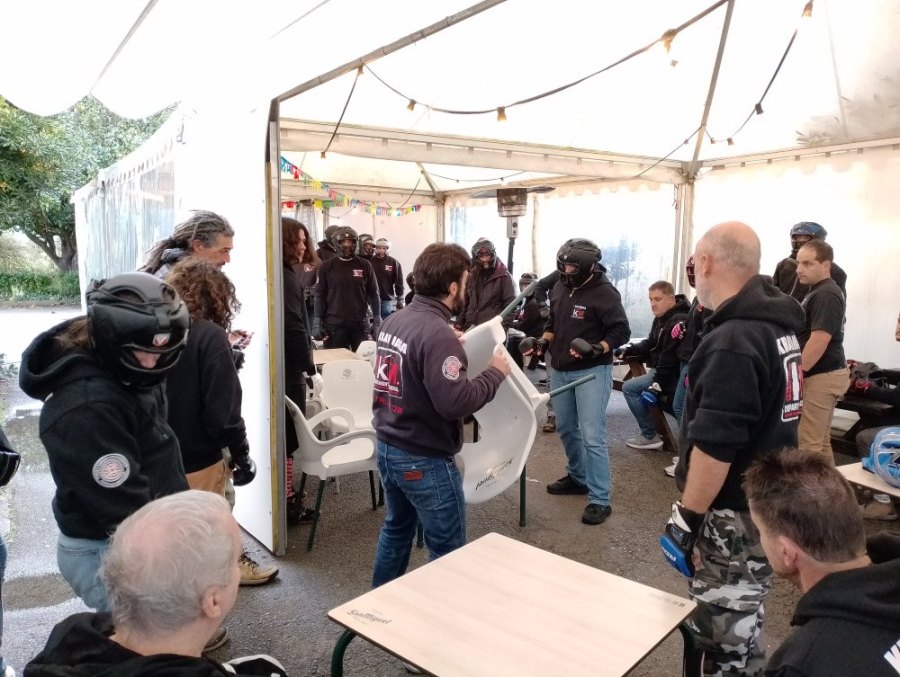seminario krav maga bar el cruce galizano cantabria enrique oliva