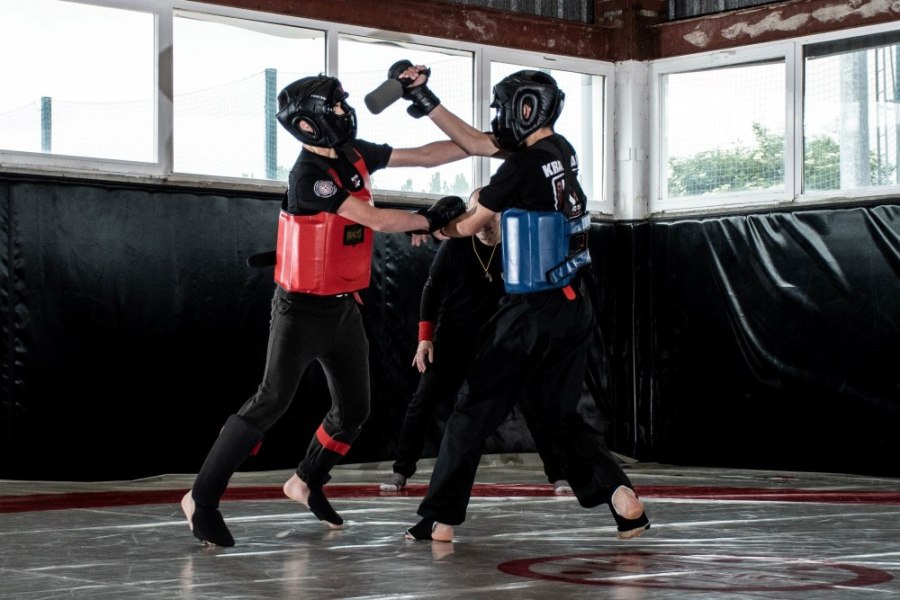 ataque cuchillo krav maga españa