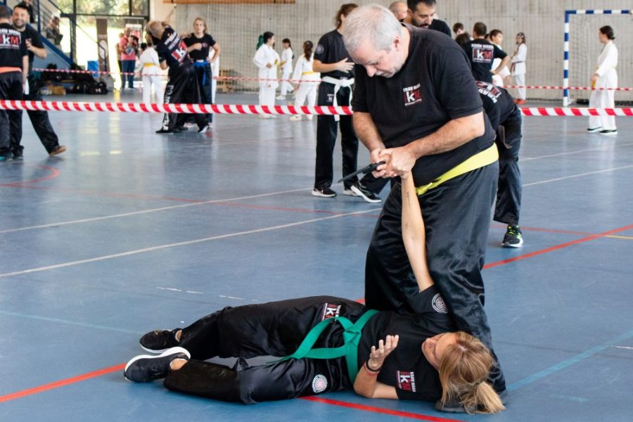 inmovilización cuchillo krav maga