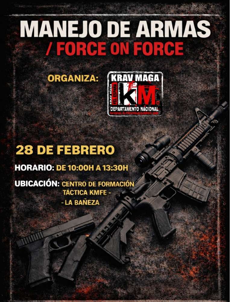 krav maga militar formación táctica glock ak47